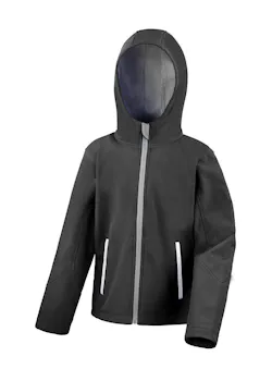 Veste softshell à capuche Performance 3 couches Result Youth TX thumbnail (vignette)