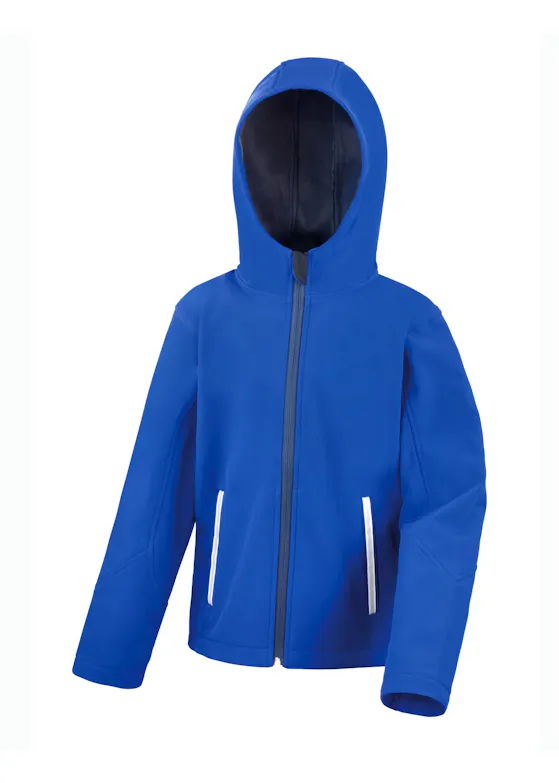 Result Youth TX Performance Hooded Soft-Shell Jacket