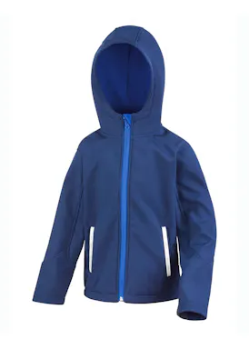 Result Junior TX Performance Hooded Soft-Shell Jacket