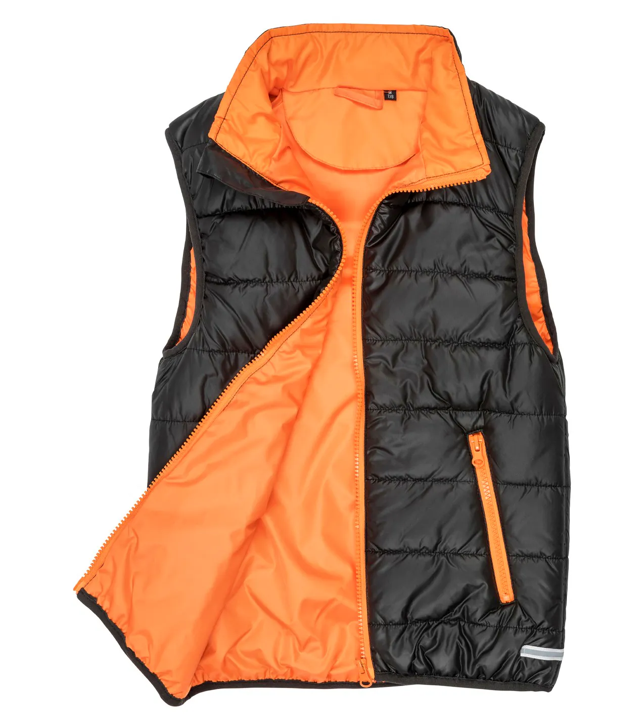 Schwarz/orange
