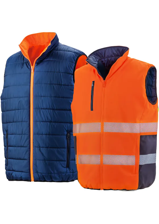 Result Reversible Soft-Padded Safety-Weste