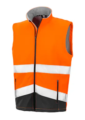 Result Printable Safety Softshell Anzugweste
