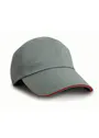 Result Herringbone Cap With Sandwich Peak miniatuur