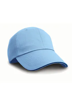 Result Herringbone Cap With Sandwich Peak miniatuur