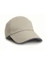 Result Herringbone Cap With Sandwich Peak miniatuur