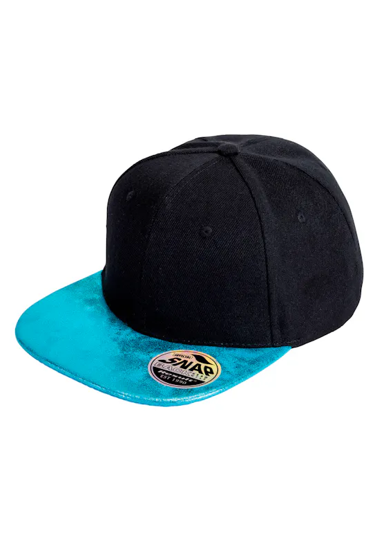 Result Bronx Flat Glitter Peak Snapback Cap