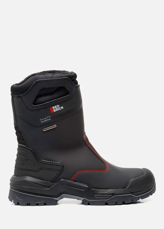 Redbrick Boot Black Wool S7S-Arbeitsstiefel