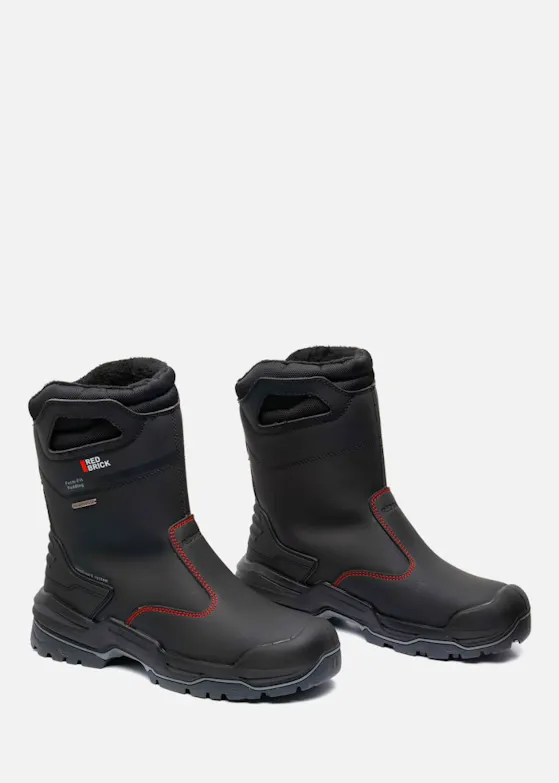 Redbrick Boot Black Wool S7S-Arbeitsstiefel