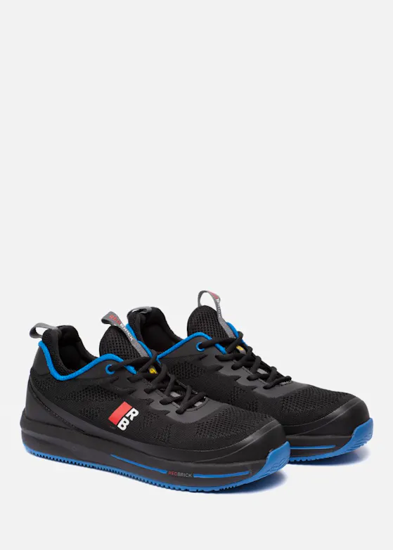 Redbrick Motion Star S1P Sicherheitsschuh Schwarz/Blau