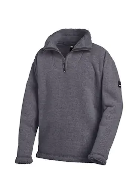 FHB Robert 33344 Kunstfell-Pullover Regular Passform