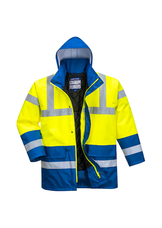 Portwest Hi-Vis zweifarbige Verkehrsjacke S466