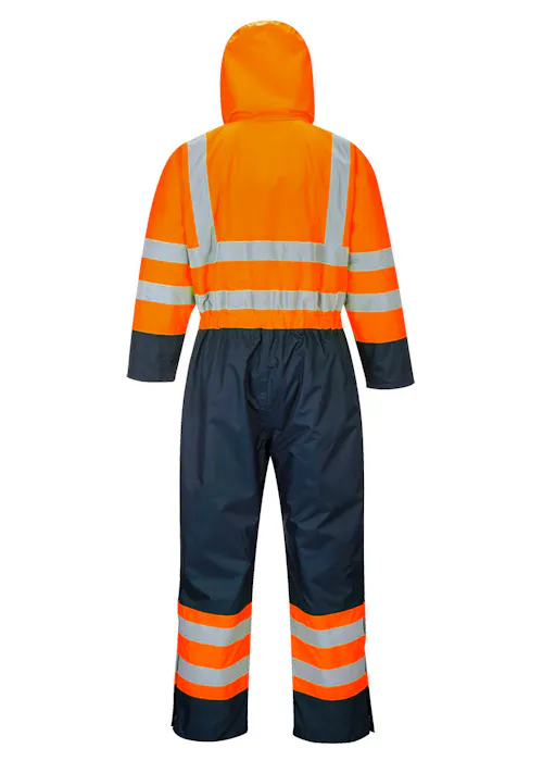 Portwest S485 Overall zweifarbig High-Vis gefüttert Warnschutz wasserdicht