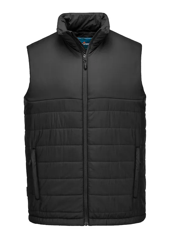 Portwest Baffle Gilet S606 Professioneel Gevoerd Winddicht Waterafstotend