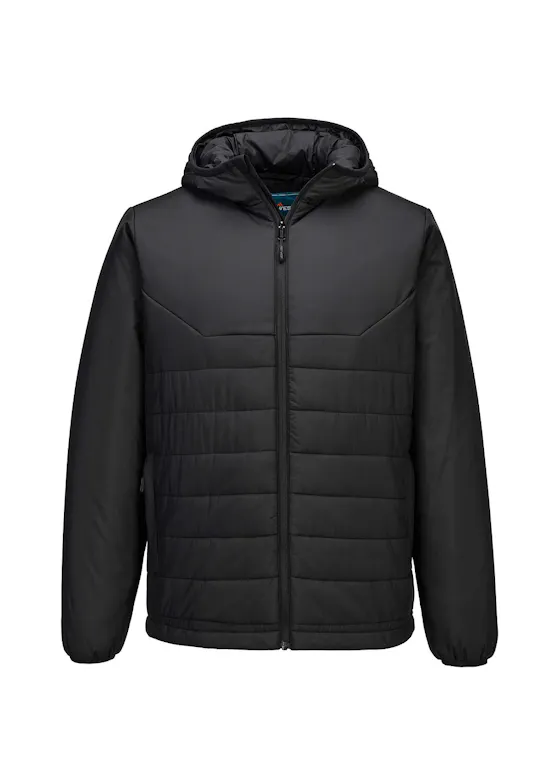 Portwest Baffle Jacket S608 Professional Hooded Insulated Waterafstotend