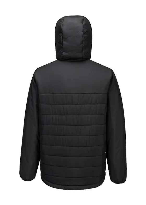 Portwest Baffle Jacket S608 Professional Hooded Insulated Waterafstotend
