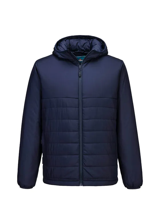 Portwest Baffle Jacket S608 Professional Hooded Insulated Waterafstotend