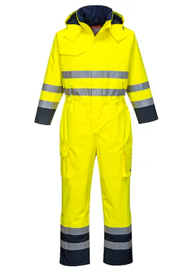 Portwest S775 Overall: Bizflame Regen Hi-Vis Multi