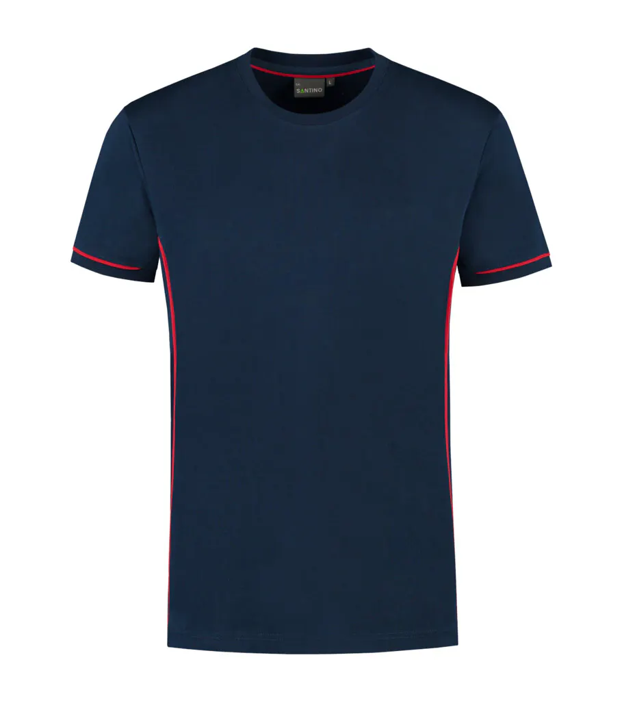Marineblauw/rood
