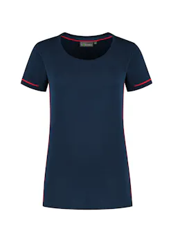 Santino Cal 1234515 T-shirt Regular Fit Dames Contrast miniatuur