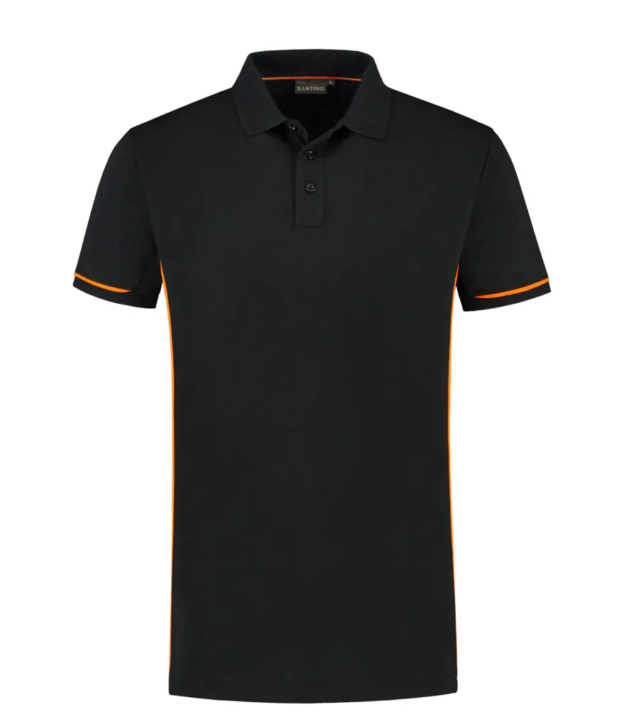 Schwarz/orange