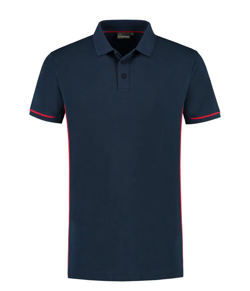 Marineblauw/rood