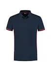 Marineblauw/rood