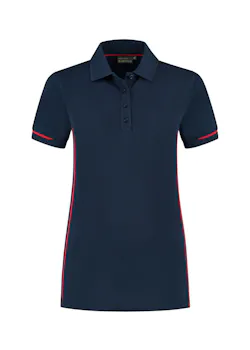 Santino Carsen 1234635 Poloshirt Piqué Dames Contrast miniatuur
