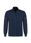 Marineblauw/rood