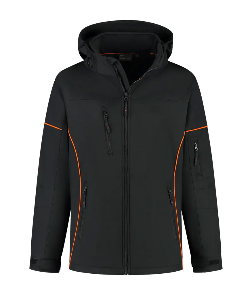 Schwarz/orange