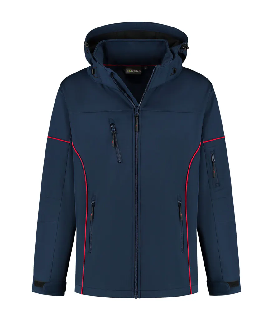 Marineblauw/rood