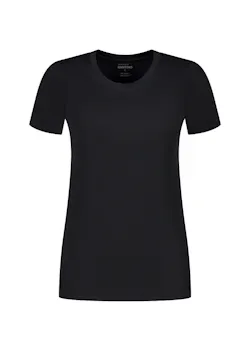 Santino Etienne T-shirt Piqué Antibacterieel Regular Fit Dames Basics miniatuur