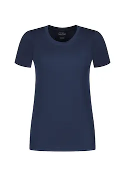 Santino Etienne T-shirt Piqué Antibacterieel Regular Fit Dames Basics miniatuur