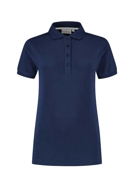 Santino Max 12284 Poloshirt Piqué Dames Basics