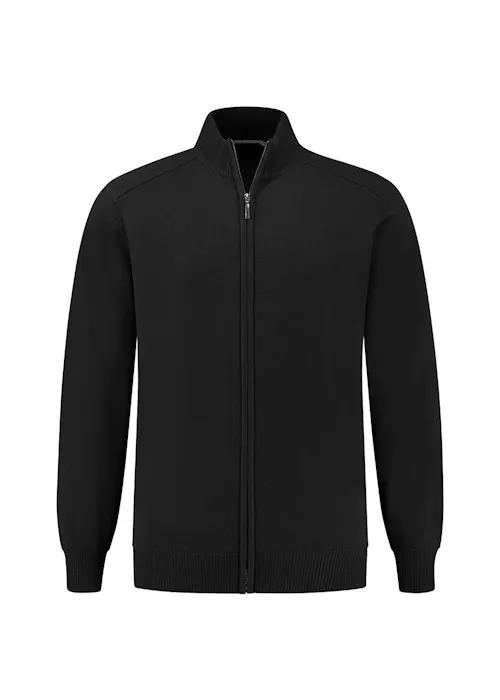 Santino Plano 1232759 Zip-Strickjacke Regular Fit Corporate