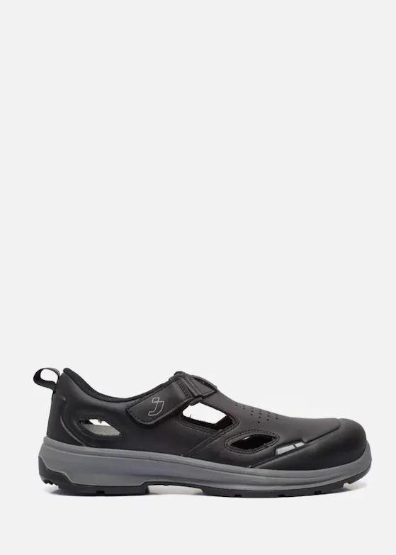 Safety Jogger Flux S1PS Werkschoen Sandaal Zwart
