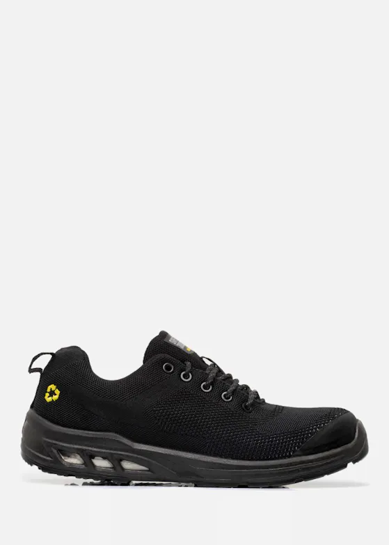 Safety Jogger ECOFITZ S1P-Sicherheitshalbschuh, schwarz