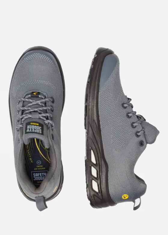 Safety Jogger ECOFITZ S1P Laag veiligheidsschoen Grijs