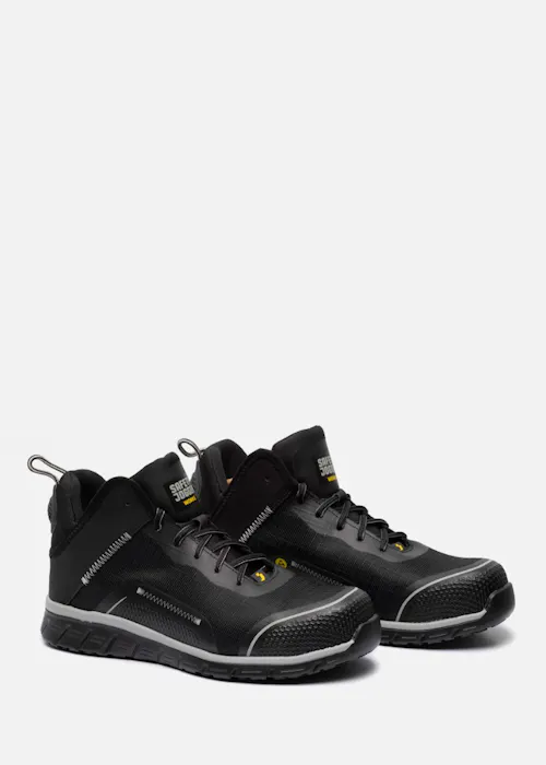 Safety Jogger Ligero 2 S1P Halfhoge Werkschoen ESD SRC Black