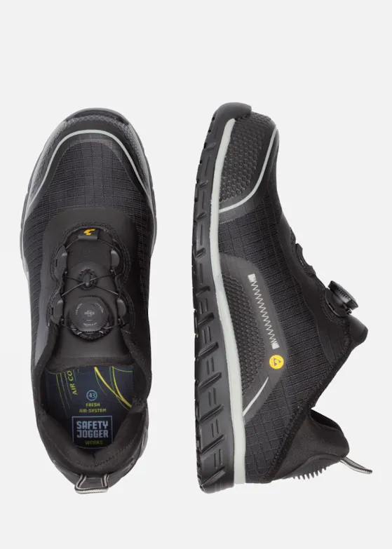 Safety Jogger Ligero 2 S1P TLS Lage Werkschoen ESD SRC Black