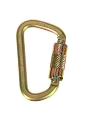 3M DBI-SALA Saflok Karabinerhaken 2000112 Gelb Zink