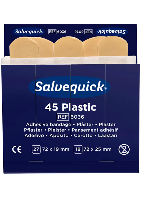 Cederroth Salvequick Plasticpleisters 45 stuks (13359256)