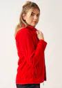 Santino Bormio 200023 Fleecejack Regular Fit Dames Basics miniatuur
