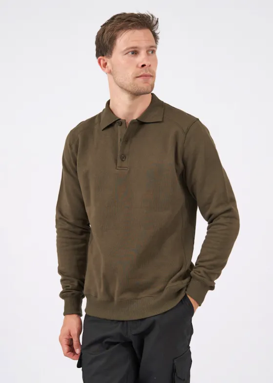 Santino Ramon 1214 Langarm-Polo Modern-Fit Basics