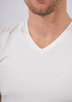 Santino Jonaz 1212 T-shirt V-Neck Regular Fit Basics miniatuur