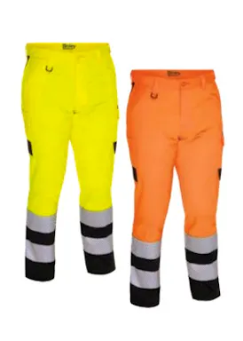 Bisley Taped Two-Tone Hi Vis Trousers