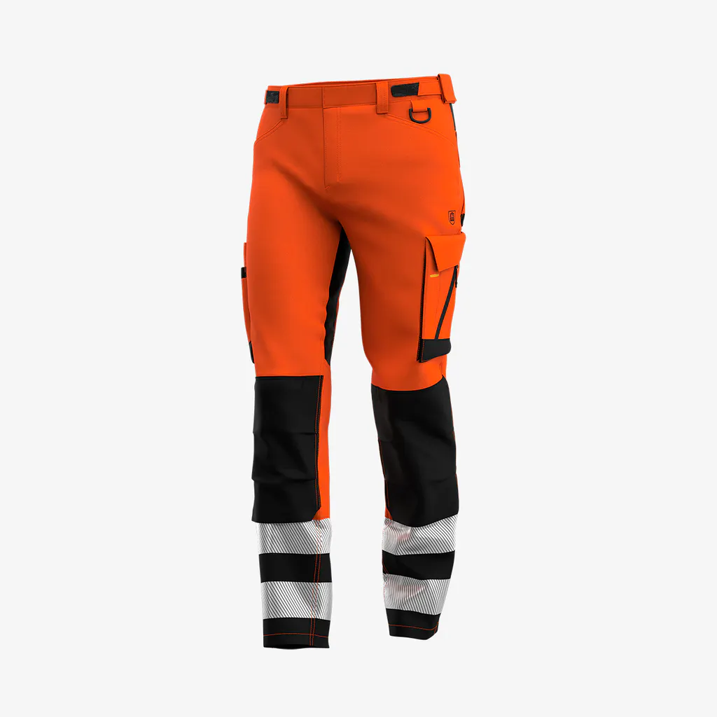Hohe Sichtbarkeit Orange/Schwarz