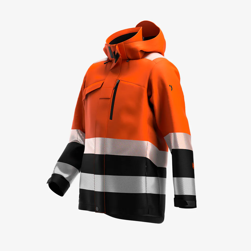 High Vis Oranje/Zwart