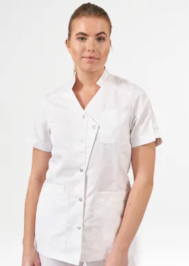 SHAE Care Damenkasack Isla weiß 50019A