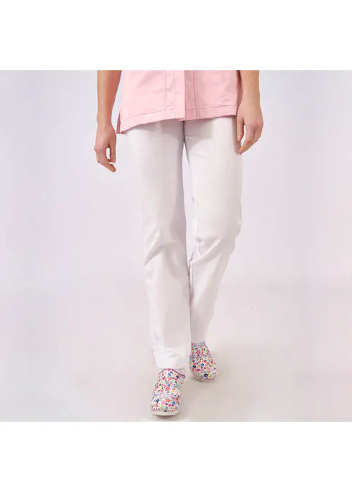 SHAE Care Dames Pantalon regular-fit Alice wit 20260A