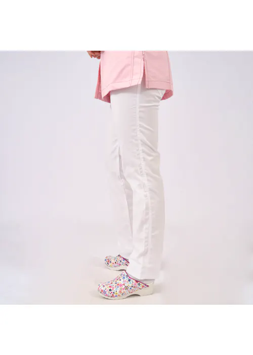 SHAE Care Dames Pantalon regular-fit Alice wit 20260A